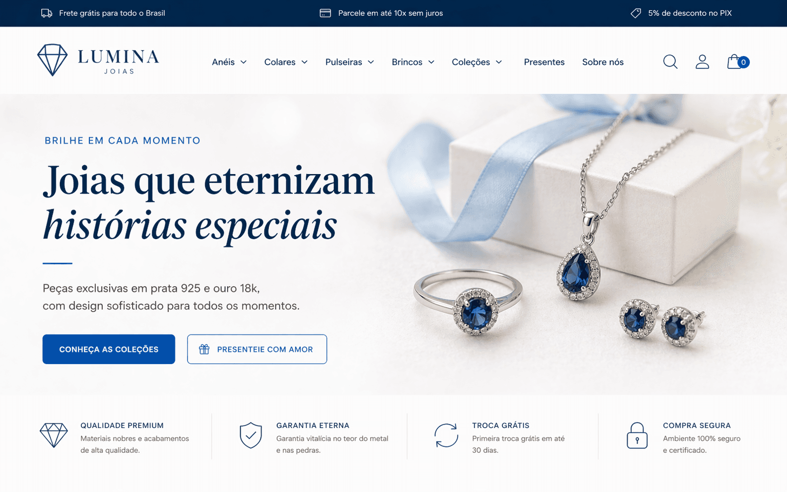 Case 06 · Site desenvolvido pela Lumian