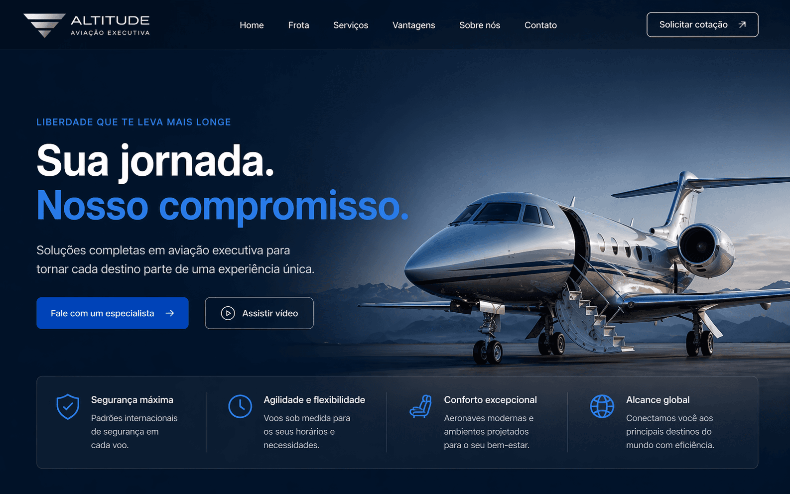 Case 10 · Site desenvolvido pela Lumian